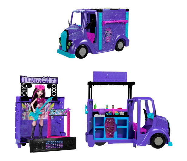 Mattel Koncertowy Food Truck + Lalka Zestaw - 1259455 - zdjęcie 2